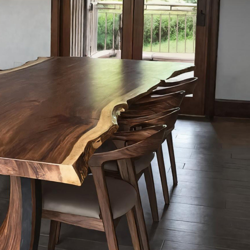 Handcrafted Live Edge Dining Table For Dining Room Decor