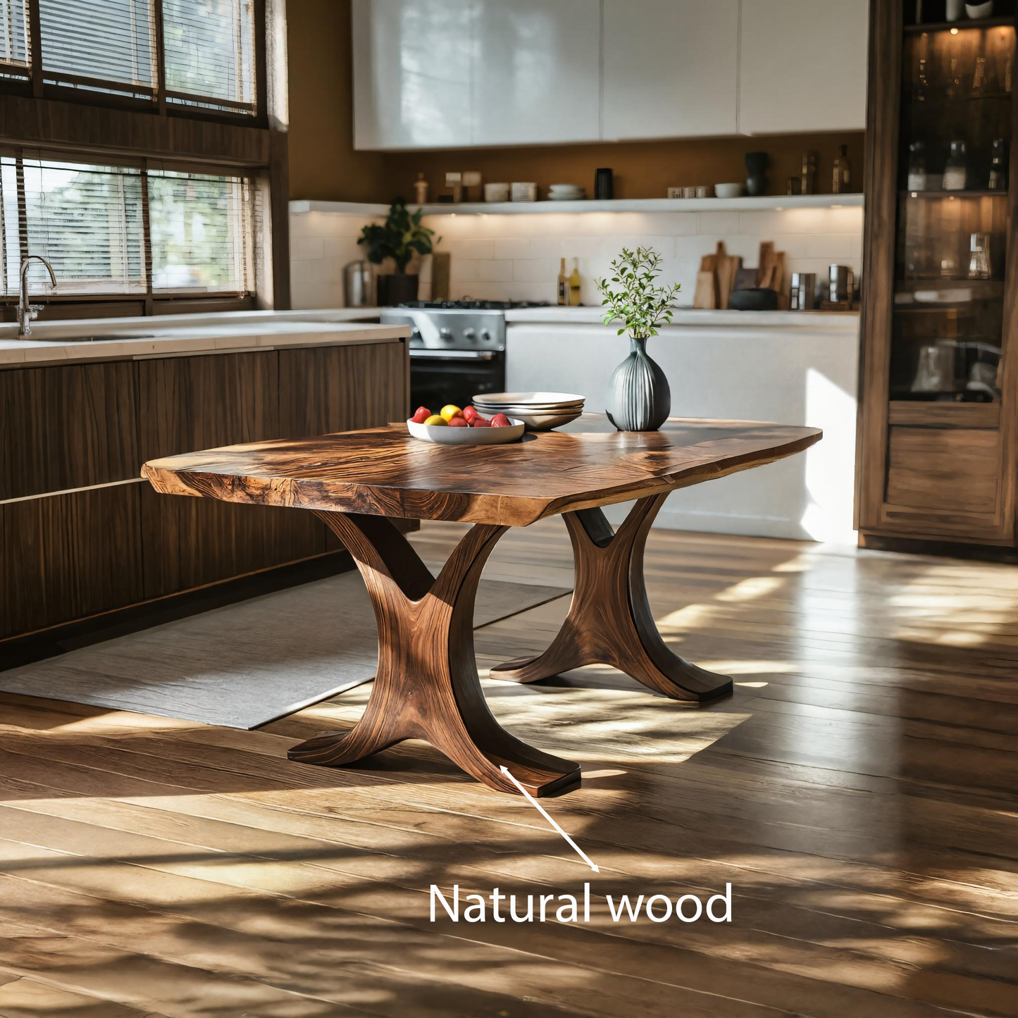 Live Edge Dining Table For Kitchen Or Dining Room