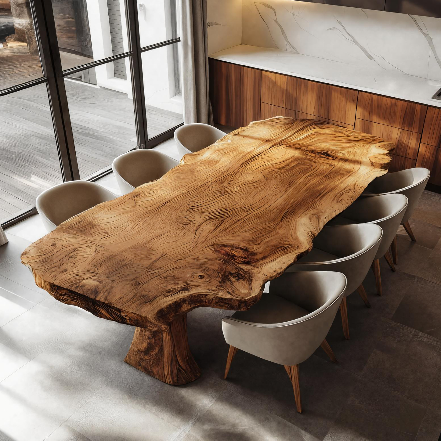 Contemporary Dining Table For Kitchen And Dining Areas