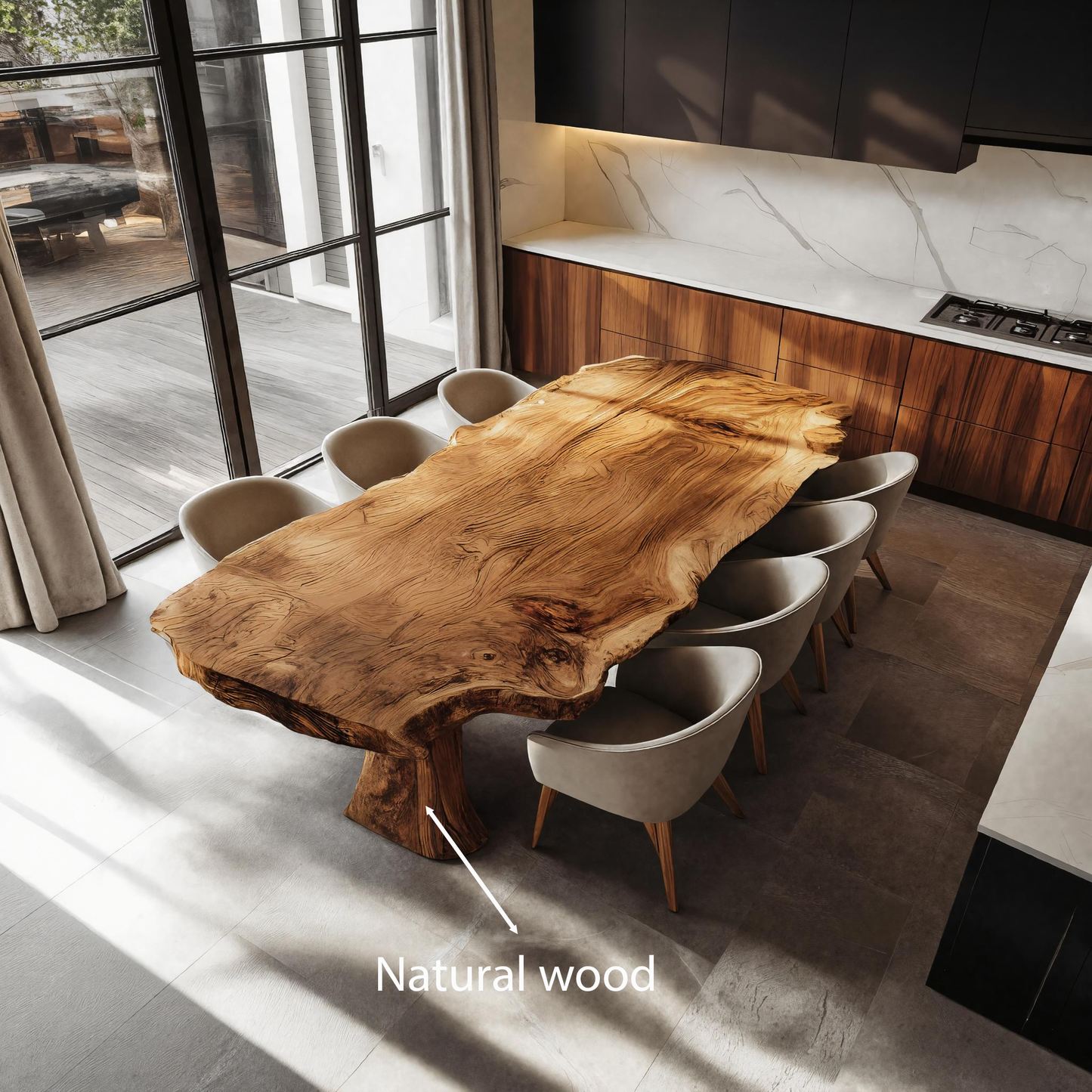 Contemporary Dining Table For Kitchen And Dining Areas