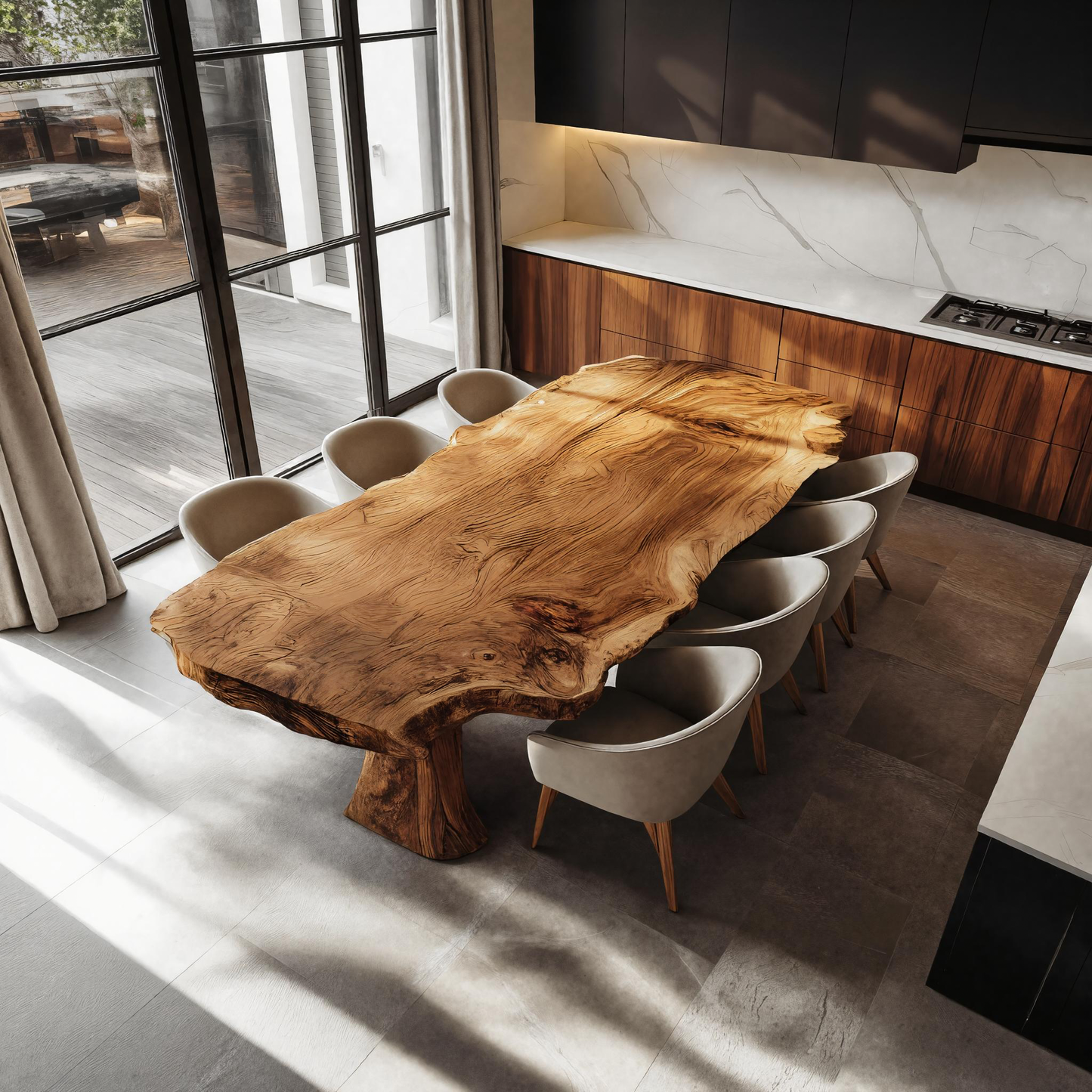 Contemporary Dining Table For Kitchen And Dining Areas